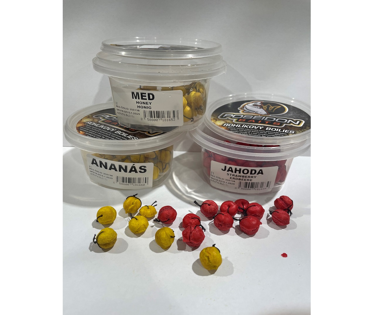 Poseidon Rohlíkový Boilies 12mm 35g Mango Butyric