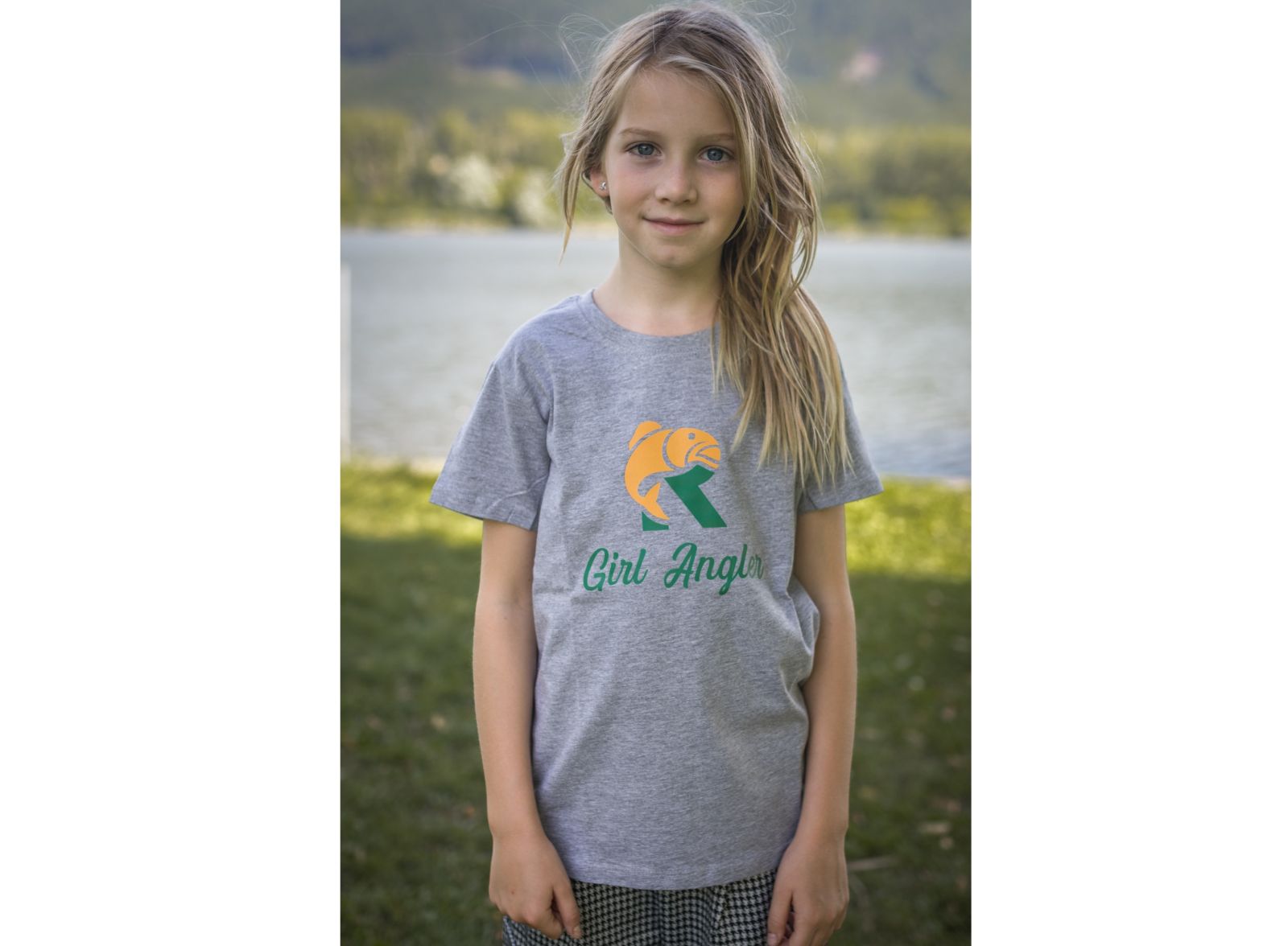 RYBA Tričko Detské Girl Angler Grey 134cm 8-9 roky
