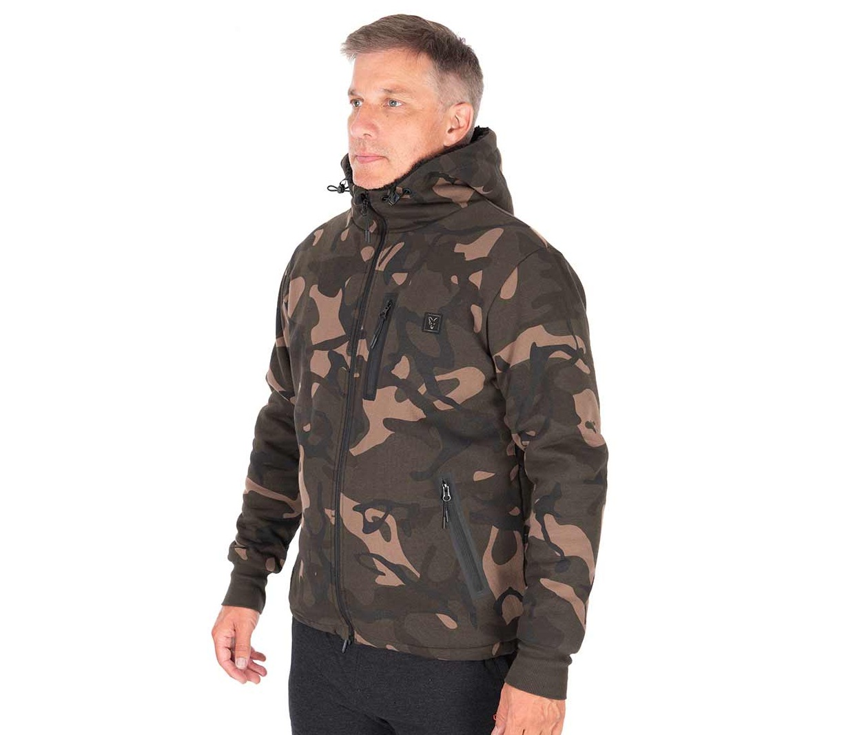 Fox Mikina Camo Full Zip Prem Sherpa 310 Hoodie veľ.L