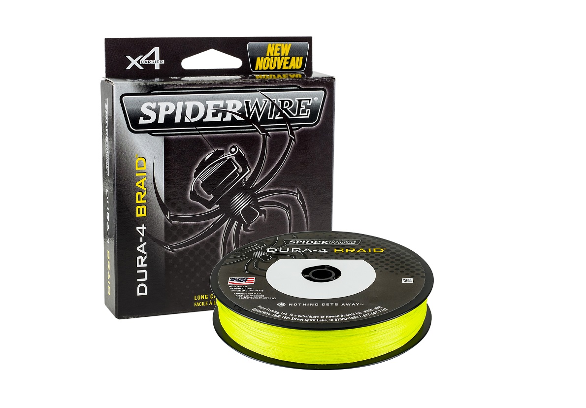 Spiderwire Šnúra Dura 4 Žltá 150m 0,12mm 10,5kg