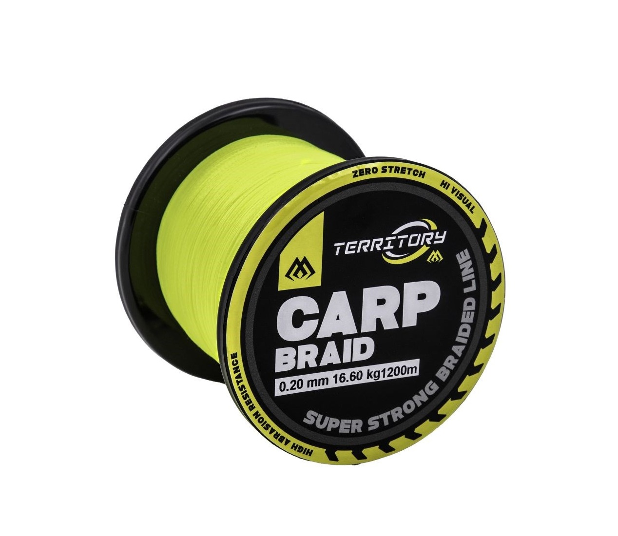 Mikado Šnúra Territory Carp Braid Fluo Yellow 1200m 0,18mm