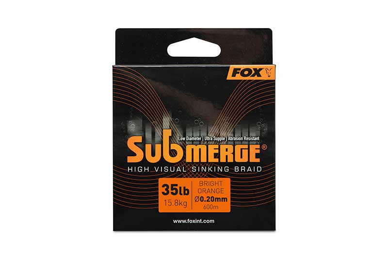 Fox Šnúra Submerge Orange Braid 600m 0,25m 45lb