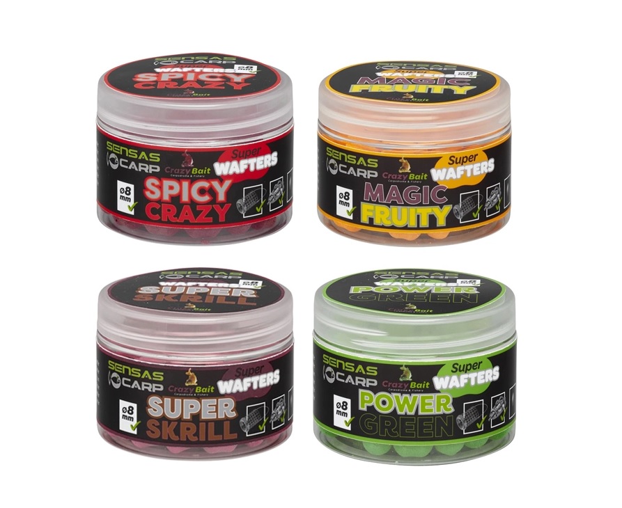 Sensas Super Wafters 60g 8mm Power Green