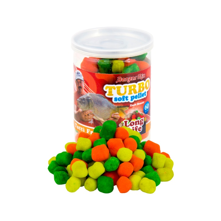 Energofish Pelety Turbo Soft Mix Long Life 50g Cesnak