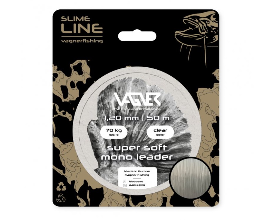 Vagner Šokový vlasec Super Soft Mono Leader 50m 0,80mm