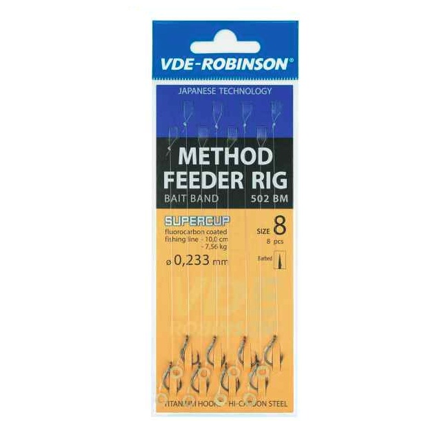 Robinson Nadväzec VDE-R Method Feeder Mono 502 Bait Band veľ.8