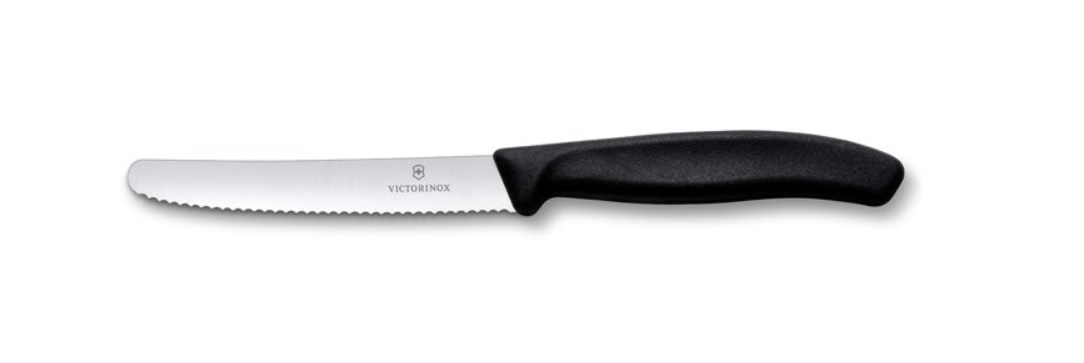 Victorinox Nôž na paradajky 11cm čierny