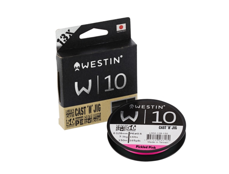 Westin Šnúra W10 13 Braid Cast 'N' Jig Pickled Pink 110m 0,08mm