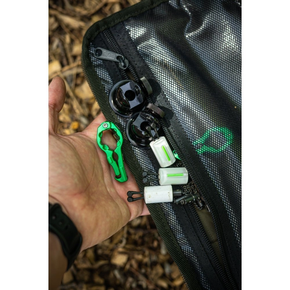 thumbnail image 2 of Korda Compac Buzz Bar Bag – Dark Kamo, Compact Carry For Carp Fishing Alarms 2 of 2